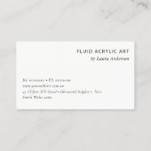 Boho Dreamcatcher Waterverf Lila Blush Logo Visitekaartje (Achterkant)