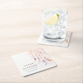 Boho Dreamcatcher Waterverf Lila Blush Peach Kartonnen Onderzetters (Insitu)