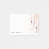 Boho Dreamcatcher Waterverf Lila Blush Peach Post-it® Notes (Voorkant)