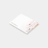 Boho Dreamcatcher Waterverf Lila Blush Peach Post-it® Notes (Schuin)