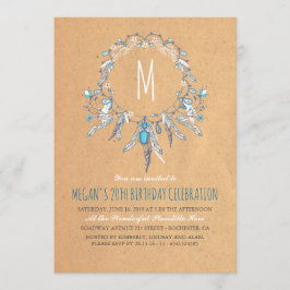 Boho Dreamcather Verjaardagsfeest Kaart