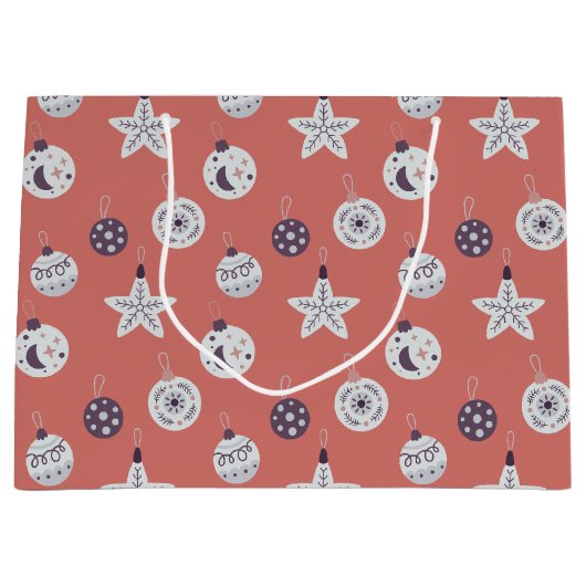 Boho Dreams Modern Holiday Ornaments Groot Cadeauzakje (Voorkant)