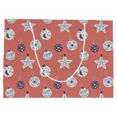 Boho Dreams Modern Holiday Ornaments Groot Cadeauzakje (Achterkant)