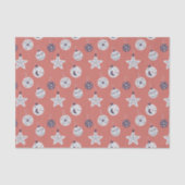 Boho Dreams Modern Holiday Ornaments Tissuepapier (Voorkant)