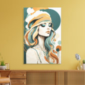 "Boho Dreamscape" Canvas Afdruk (Insitu (Woonkamer))