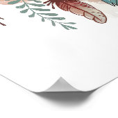 Boho Dreamscape Leef in uitlijning met je Waarheid Poster (Hoek)