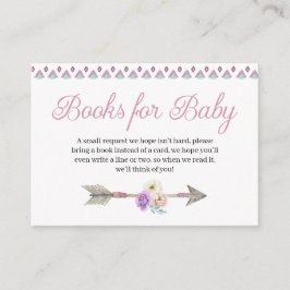 Boho Dreamweaver Books for Baby Enclosure Card Informatiekaartje