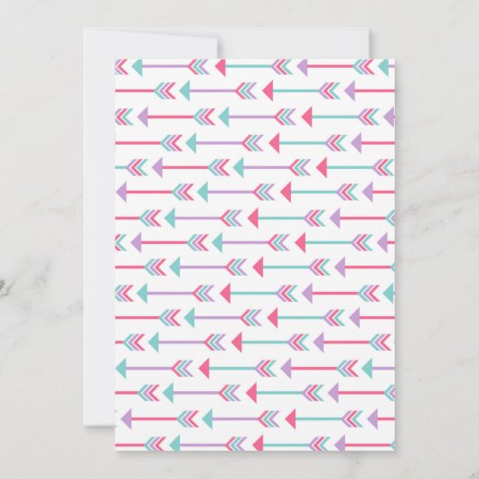 Boho Dreamweaver Caution Three-Nager 3rd Birthday Kaart (Achterkant)