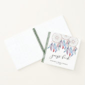 Boho Dreamweaver Guest Book Modern Baby shower Notitieboek (Binnen)