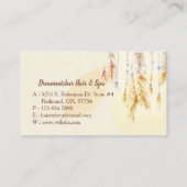 Boho Dreamweaver Hair Stylist of Therapist Visitekaartje (Achterkant)