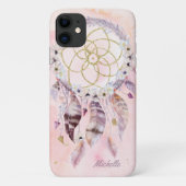 Boho Dreamweaver met naam Case-Mate iPhone Case (Achterkant)