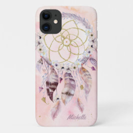 Boho Dreamweaver met naam Case-Mate iPhone Case