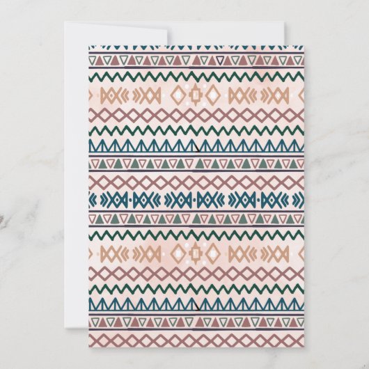 Boho Dreamweaver Save the Date Wedding Invitation Kaart (Achterkant)