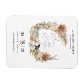 Boho Dried Floral Pampas Grass Herfst herfst Magneet (Horizontaal)