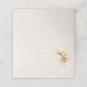 Boho Dried Flowers and Pampas Grass Wedding Plaatskaartje (Buitenkant ongevouwen)