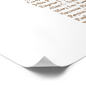 Boho Dried Palm Pampas Grass Dusty Roos Gold Arch Poster (Hoek)