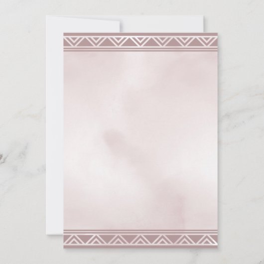 Boho Drocatcher Bridal Shower Uitnodiging (Achterkant)