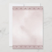 Boho Drocatcher Bridal Shower Uitnodiging (Achterkant)