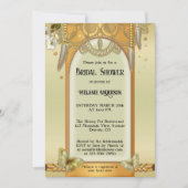 Boho Drocatcher Gold Bridal Shower Kaart (Voorkant)