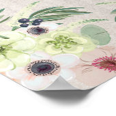 Boho Drocatcher Welkom bij de bruiloft van het tek Poster (Hoek)