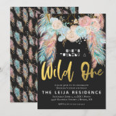 Boho Drocatcher Wild Eén dag Kaart (Voorkant / Achterkant)