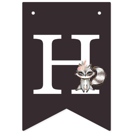 Boho Drocatcher Wild One Birthday Party Vlaggetjes (Tweede vlag)