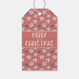 Boho Dromen Moderne Kerst Ornamente Cadeaulabel