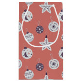 Boho Dromen Moderne Kerst Ornamente Klein Cadeauzakje (Achterkant)