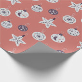 Boho Dromen Moderne Kerstversiering Cadeaupapier (Hoek)