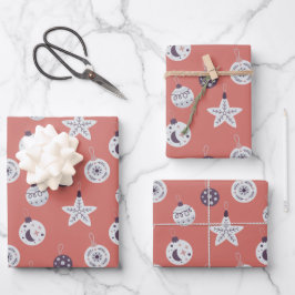Boho Dromen Moderne Kerstversiering Inpakpapier Vel