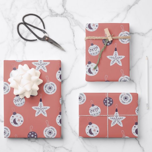 Boho Dromen Moderne Kerstversiering Inpakpapier Vel (Voorkant)