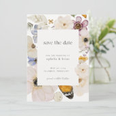 Boho drukte de Droge Vloer sparen de Datum Kaart (Staand voorkant)