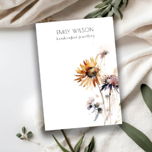 Boho Dry Wildflower Blank Sieraden Display Sjabloo Visitekaartje