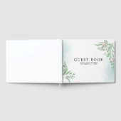 Boho Dusty Blue Eucalyptus ​baby shower Gastenboek (Volledig)