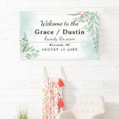 Boho Dusty Blue Eucalyptus Family Reunion Spandoek (Insitu)