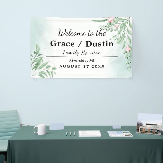 Boho Dusty Blue Eucalyptus Family Reunion Spandoek (Beurs)