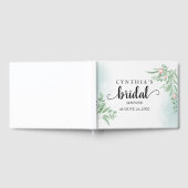 Boho Dusty Blue Eucalyptus-Vrijgezellenfeest Gastenboek (Volledig)