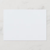 Boho Dusty Blue Modern Wedding Reception Details Informatiekaartje (Achterkant)