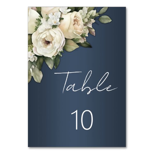 Boho Dusty Blue  Rozen Bruiloft Kaart (Achterkant)