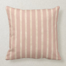 Boho Dusty Blush Pink and Cream Stripes