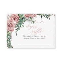 Boho Dusty Blush Pink Rose Diaper over behuizing