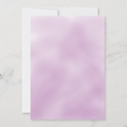 Boho dusty paars greenery floral Vrijgezellenfeest Kaart (Achterkant)