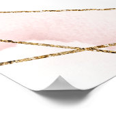 Boho dusty pink rose eucalyptus unplugged ceremony poster (Hoek)