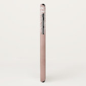 Boho Dusty Roos Mandala Aangepaste naam Case-Mate iPhone Case (Achterkant/links)