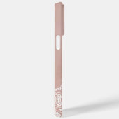 Boho Dusty Roos Mandala Aangepaste naam Case-Mate iPhone Case (Achterkant / Rechts)