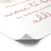 Boho Dusty Roos pompoen Envelope Station Poster (Hoek)