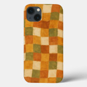 Boho Earth Tone Checkered Pattern Case-Mate iPhone Case (Achterkant)