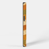 Boho Earth Tone Checkered Pattern iPhone Hoesje (Rechterkant)