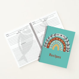 Boho Earth Tone Rainbow Notitieboek