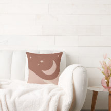 Boho Earth Tones Throw Pillows